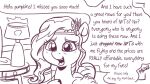  dialogue english_text equid equine female hasbro headpiece line_art looking_at_viewer mammal mlp_g5 monochrome my_little_pony nft pegasus pipp_petals_(mlp) pony-berserker text wings 