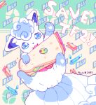  alolan_vulpix anus blue_ears blue_eyes digital_media_(artwork) female feral food fur happy hi_res nintendo pixel_(artwork) pok&eacute;mon pok&eacute;mon_(species) quadruped regional_form_(pok&eacute;mon) sandwich_(food) solo team_fortress_2 valve video_games white_body white_fur x_anus 