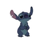  2018 3_toes alien black_eyes blue_body blue_claws blue_fur blue_nose chest_tuft claws colored_sketch digital_drawing_(artwork) digital_media_(artwork) disney experiment_(lilo_and_stitch) feet flat_colors fur head_tuft hi_res lilo_and_stitch notched_ear sketch solo standing stitch_(lilo_and_stitch) toes tuft velyash 