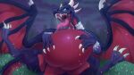  activision after_vore belly big_belly blue_eyes bodily_fluids cynder dragon female feral open_mouth saliva santanahoffman scalie sharp_teeth spyro_the_dragon teeth tongue tongue_out video_games vore 