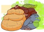  activision anthro bodily_fluids canid canine canis crash_bandicoot_(series) crocodile crocodilian crocodylid dingo dingodile fart fart_cloud fart_fetish hybrid male mammal morbidly_obese obese overweight reptile scalie slob solo sweat sweatpants_(artist) video_games weight_gain 
