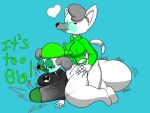  2021 absurd_res anthro ashley432 balls big_balls big_breasts big_penis blush bone breasts canid canine canis clothed clothing colored digital_drawing_(artwork) digital_media_(artwork) domestic_dog duo english_text erection female genitals gynomorph hair hat headgear headwear hi_res huge_balls huge_penis hyper hyper_balls hyper_genitalia hyper_penis intersex intersex/female mammal nintendo nipples onomatopoeia open_mouth penetration penis pok&eacute;mon pok&eacute;mon_(species) riolu sex shaded short_stack signature simple_background skeleton sound_effects sweater text thick_thighs topwear translucent video_games watermark 