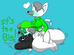  2021 absurd_res anthro ashley432 balls big_balls big_breasts big_penis blush bone breasts canid canine canis clothed clothing colored digital_drawing_(artwork) digital_media_(artwork) domestic_dog duo english_text erection female genitals gynomorph hair hat headgear headwear hi_res huge_balls huge_penis hyper hyper_balls hyper_genitalia hyper_penis intersex intersex/female mammal nintendo nipples onomatopoeia open_mouth penetration penis pok&eacute;mon pok&eacute;mon_(species) riolu sex shaded short_stack signature simple_background skeleton sound_effects sweater text thick_thighs topwear video_games watermark 