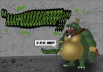  absurd_res anthro belly big_belly burping crocodile crocodilian crocodylid donkey_kong_(series) fayed89 hand_on_stomach hi_res king_k._rool male male_pred nintendo open_mouth reptile rumbling_stomach scalie tongue video_games vore 