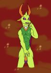  anthro arthropod changeling confuse confusion dantett friendship_is_magic hasbro hi_res male my_little_pony solo thorax_(mlp) 