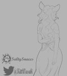  absurd_res anthro bride cervid cervine clothed clothing curvy_figure digital_media_(artwork) dress female hair hi_res mammal rear_view seraphina_morrigan sketch solo wasabikitten wedding wedding_dress 