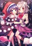  2girls commentary_request doremy_sweet hands_up highres kishin_sagume moshihimechan multiple_girls single_wing standing touhou wings yuri 