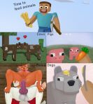  &lt;3 ahegao animal_genitalia animal_penis anthro areola balls big_balls big_penis bodily_fluids bovid bovine breasts butter canid canine canine_penis canis cattle creeper_(minecraft) dairy_products domestic_dog domestic_pig duo female female_penetrated food fox fur genital_fluids genitals gorillabulldozer hi_res humanoid looking_pleasured male male/female male_penetrating male_penetrating_female mammal meme microsoft minecraft mojang nipples nude orange_body orange_fur penetration penis precum pussy pussy_juice sex steam steve_(minecraft) suid suina sus_(pig) sweat text vaginal vaginal_penetration video_games xbox_game_studios 