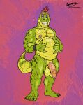  5_toes absurd_res alligator alligatorid anthro balls barefoot belly belly_overhang claws crocodilian digital_drawing_(artwork) digital_media_(artwork) feet five_nights_at_freddy&#039;s five_nights_at_freddy&#039;s:_security_breach genitals green_body hi_res humanoid_feet humanoid_genitalia humanoid_penis kaiipwilde_(artist) looking_at_viewer male montgomery_gator_(fnaf) monty muscular muscular_anthro muscular_male nipples nude penis plantigrade pornography reptile scalie scottgames slightly_chubby smile solo teeth toes video_games 