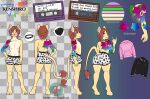  anthro big_butt boxers_(clothing) brown_hair butt clothing felid green_eyes hair half_naked hi_res lion looking_at_viewer male mammal model_sheet pantherine smile solo stagshack tattoo thick_thighs underwear 