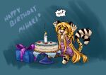  anthro cake cheetah dessert felid feline female food gift hair mammal mihari s-nina solo 