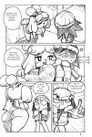  absurd_res animal_crossing anthro big_butt breasts butt canid canine canis comic domestic_dog english_text female hi_res ichduhernz isabelle_(animal_crossing) mammal monochrome nintendo shih_tzu text toy_dog video_games 