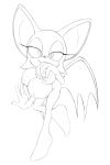  anthro big_breasts bodily_fluids breasts chiropteran female hi_res lactating looking_at_viewer mammal nude pregnant pregnant_female raccoonshinobi rouge_the_bat sega sketch solo sonic_the_hedgehog_(series) 