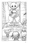 absurd_res aggressive_retsuko ailurid animal_crossing anthro breasts canid canine canis comic domestic_dog english_text female hi_res ichduhernz isabelle_(animal_crossing) mammal monochrome nintendo red_panda retsuko sanrio shih_tzu text toy_dog video_games 