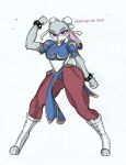  anthro big_breasts breasts capcom chun-li crossover disney female hi_res judy_hopps pace-maker solo street_fighter thick_thighs video_games zootopia 