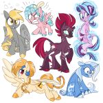  ... 1:1 blue_body blue_eyes blue_fur braided_hair braided_tail broken_horn cloven_hooves cozy_glow_(mlp) creeate97 cutie_mark derpy_hooves_(mlp) digital_media_(artwork) equid equine eye_scar eyelashes facial_scar feathered_wings feathers female feral friendship_is_magic fur golden_feather_(mlp) hair hasbro hi_res hooves horn magic mammal my_little_pony my_little_pony:_the_movie_(2017) pegasus pink_body pink_eyes pink_fur purple_body purple_fur scar simple_background starlight_glimmer_(mlp) tempest_shadow_(mlp) trixie_(mlp) unicorn white_background wings yellow_body yellow_eyes 