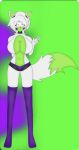  anthro big_breasts breasts canid canine female five_nights_at_freddy&#039;s five_nights_at_freddy&#039;s_world fox mammal michirukagemori scott_cawthon scottgames solo tangle_(fnaf) thick_thighs video_games 