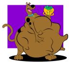  abdominal_bulge award belly big_belly brown_body brown_fur canid canine canis collar domestic_dog feral fur great_dane hand_on_stomach hanna-barbera male mammal mastiff molosser nine-the-foxaroo open_mouth same_size_vore scooby-doo scooby-doo_(series) tongue trophy vore 
