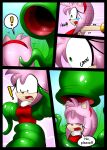  ambiguous_gender amy_rose angeloid003 anthro comic comission duo eulipotyphlan female female/ambiguous female_prey flower forced hedgehog hi_res mammal mobian_hedgehog mobian_prey plant plant_pred plant_vore sega sonic_the_hedgehog_(series) unwilling_prey vore 