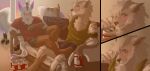  alcohol anthro asian_mythology beverage blush canid canine canis chinese_mythology clothing comic doodlelu1992 duo east_asian_mythology erraz_(group17) fluffybastion kirin male mammal mythology underwear wings wolf 