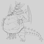  activision anthro belly big_belly burping dragon eyes_closed hand_on_stomach hi_res just-another-vore-artist magnus_(spyro) male open_mouth rumbling_stomach same_size_vore scalie spyro_the_dragon video_games vore wings 