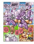  ... abdominal_bulge absurd_res anal anal_penetration animal_genitalia animal_penis anthro areola balls balls_touching bengus_(goudadunn) big_breasts big_penis blonde_hair bodily_fluids breasts comic cum cum_while_penetrated cumshot dialogue duo ejaculation elysabith_(elysabith_maxima) english_text equid equine equine_penis erection exclamation_point genital_fluids genitals goudadunn gynomorph hair hi_res horn huge_breasts huge_penis human humanoid_genitalia humanoid_penis hyper hyper_genitalia hyper_penis intersex intersex/intersex interspecies mammal nipples nude onomatopoeia open_mouth penetration penis premature_ejaculation purple_body purple_eyes purple_nipples red_eyes sex sound_effects speech_bubble spiral_eyes sweat tan_body tan_skin text unicorn vein veiny_penis white_hair 