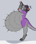  2022 ambiguous_gender anthro belly belly_expansion belly_inflation beverage big_belly bottle chugging dragon expansion facial_horn fur furred_dragon hair hi_res horn hyper hyper_belly inflation nose_horn overweight side_view simple_background solo troplilly 
