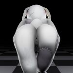  404four absurd_res anthro anus butt digital_media_(artwork) female five_nights_at_freddy&#039;s five_nights_at_freddy&#039;s:_security_breach genitals hi_res lagomorph leporid male mammal nude pussy rabbit scottgames simple_background solo vanny_(fnaf) video_games 