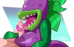  absurd_res areola big_areola big_breasts bodily_fluids breast_play breasts carnivorous_plant chomper_(pvz) duo electronic_arts elemental_creature elemental_humanoid eyeless female flora_fauna genitals green_body hi_res huge_areola human humanoid leaf leaf_hands licking lips long_tongue male mammal nipples open_mouth oral penile penis penis_between_breasts penis_lick pink_tongue plant plant_humanoid plants_vs._zombies popcap_games purple_areola purple_body purple_nipples saliva saliva_on_foot saliva_string sex sharp_teeth skyline_comet teeth thick_lips titfuck tongue tongue_out tongue_wrap tongue_wrapped_around_penis venus_flytrap video_games 