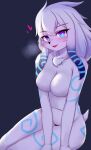  &lt;3 anthro ayatori blush bovid breasts caprine featureless_breasts female fur hair hi_res kindred_(lol) lamb_(lol) league_of_legends looking_at_viewer mammal nude riot_games sheep smile solo video_games white_body white_fur 