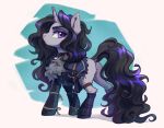  2022 butt clothing dock equid equine female feral footwear friendship_is_magic hasbro hi_res horn horse looking_at_viewer lunnita_pony mammal my_little_pony pony purple_eyes quadruped shoes solo unicorn 