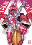  areola areola_slip big_breasts breasts camel_toe clothed clothing cybernetics cyborg female green_eyes grey_body happy headgear hi_res humanoid jooshy legwear looking_at_viewer machine navel nipple_outline not_furry open_mouth pink_clothing pink_legwear pink_thigh_highs proxy_(pizzacat) robot skimpy solo spacecraft thigh_highs vehicle 