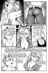  absurd_res age_difference anthro big_breasts breasts canid canine cleavage clothed clothing daughter female fox hi_res larger_female male mammal mature_female mdgusty mother mother_and_child mother_and_daughter older_female parent parent_and_child size_difference smaller_female young younger_female 