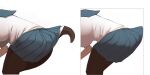 absurd_res alpha_channel bottomwear clothed clothing dinosaur female growth hi_res human humanoid kaneru legwear mammal pantyhose raaggu reptile right_to_left scalie school_uniform simple_background skirt solo tail_growth thick_tail transparent_background uniform 