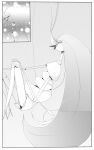  2021 antennae_(anatomy) anthro arthropod comic female greyscale hair hi_res long_hair manga_style monochrome nintendo not_furry pheromosa pok&eacute;mon pok&eacute;mon_(species) renv solo ultra_beast video_games 