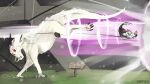  avian diamondbackdrake digital_drawing_(artwork) digital_media_(artwork) duo equid equine fangs female feral gryphon hi_res horse kick male mammal meme morgra mythological_avian mythology signpost teats udders watermark white_body widescreen yeet 