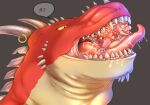  anthro dragon duo feral looking_pleasured male male/male open_mouth oral_vore tan_(artist) tongue vore 