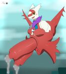  anthro big_penis crossgender genitals hi_res huge_penis hyper latias legendary_pok&eacute;mon male multi_genitalia multi_penis nintendo penis pok&eacute;mon pok&eacute;mon_(species) solo video_games 