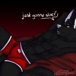  anthro bulge canid canid_demon canine canis cerberussenn clothing demon hellhound hi_res humanoid male mammal muscular pentagram shadethehellhound solo underwear wolf 