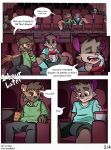  absurd_res comic detailed_background diaper duo hi_res humanoid infantilism invalid_tag male male/male mammal mouse movie_theater murid murine notarch3y rodent speech_bubble text 