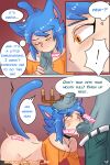  anthro blue_hair cat_boy choker disembodied_hand domestic_cat duo english_text felid feline felis fellatio genitals ghost_hands girly hair hi_res horny_imp jewelry lex_(disambiguation) male male/male mammal maximilian moan necklace oral oral_penetration penetration penile penis sex text 