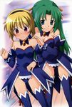  higurashi_no_naku_koro_ni houjou_satoko sonozaki_shion tagme waitress 