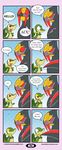  /\/\/\ 2010 comic david_nathan_dawkins english fangs gen_3_pokemon gen_5_pokemon highres left-to-right_manga no_humans pokemon pokemon_(creature) red_eyes seviper snake snivy 