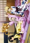  fate/stay_night illyasviel_von_einzbern pajama saber tohsaka_rin 