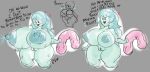  &lt;3 absurd_res alternate_form areola beady_eyes big_areola big_breasts big_hair big_nipples black_eyes blue_areola blue_body blue_hair blue_nipples blush bodily_fluids breast_expansion breasts cumlord dialogue dildo embarrassed expansion female genitals ghost grey_background hair hi_res huge_areola huge_breasts huge_nipples humanoid lactating long_hair nipples nude pink_dildo pink_sex_toy pussy sex_toy simple_background smile solo spirit spooky&#039;s_jump_scare_mansion spooky_(sjm) sweat sweatdrop text thick_thighs wide_hips 
