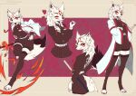 2022 amaterasu anthro canid canine canis capcom clothed clothing deity facial_markings female fur head_markings hi_res katana mammal markings melee_weapon pigtails potatokamaos signature simple_background smile solo sword video_games weapon white_body white_fur wolf ōkami 