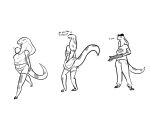  2020 anthro bottomwear clothing cobra english_text female hi_res holding_object holding_pizza_box keeshee ncs pants pizza_box pizza_hut reptile scalie shirt shorts snake snake_hood solo standing text topwear 