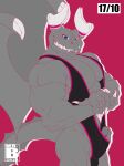  absurd_res anthro biceps claws dragaux dragon genitals hi_res horn lizard male mr.brapion musclegut muscular nintendo penis reptile ring_fit_adventure scalie solo video_games 