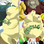  anal anthro big_breasts bodily_fluids breasts cum cum_inflation discord_(mlp) equid equine female fluttershy_(mlp) friendship_is_magic genital_fluids hasbro hi_res horatio_svetlana horse inflation male male/female mammal muscular muscular_male my_little_pony pony 