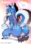  2022 anthro big_butt butt canid curvy_figure feet female fishine genitals hair mammal pawpads presenting presenting_hindquarters pussy solo thick_thighs tongue tongue_out voluptuous watermark 